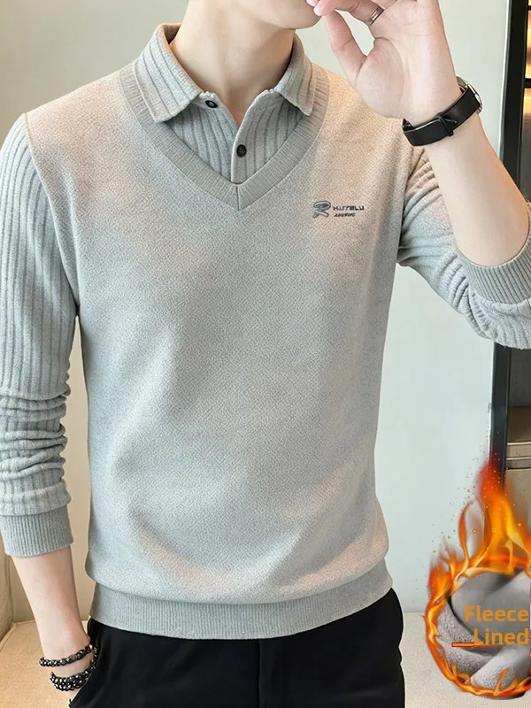 Men's Faionable Casual Fce Lined Long Sve Sweatirt All Match Autumn Winter New Arrival Inteated Velvet Hoodie
Men's Faionable Casual Fce Lined Long Sve Sweatirt All Match Autumn Winter New Arrival Inteated Velvet Hoodie