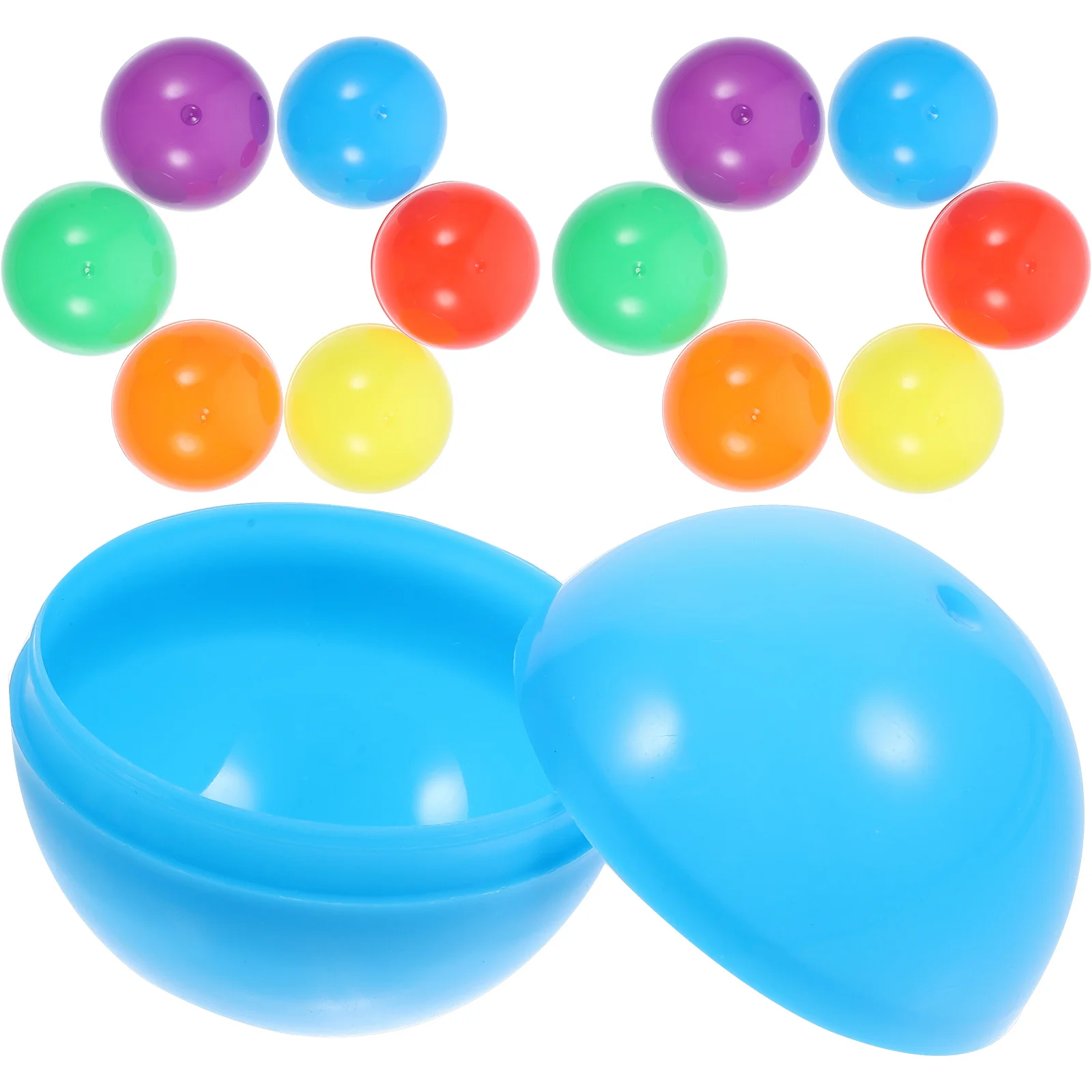50 Pcs Colorful Gashapon Shell Gumball Machine Plastic Wrapping Empty Fillable Balls Capsules Toy
50 Pcs Colorful Gashapon Shell Gumball Machine Plastic Wrapping Empty Fillable Balls Capsules Toy