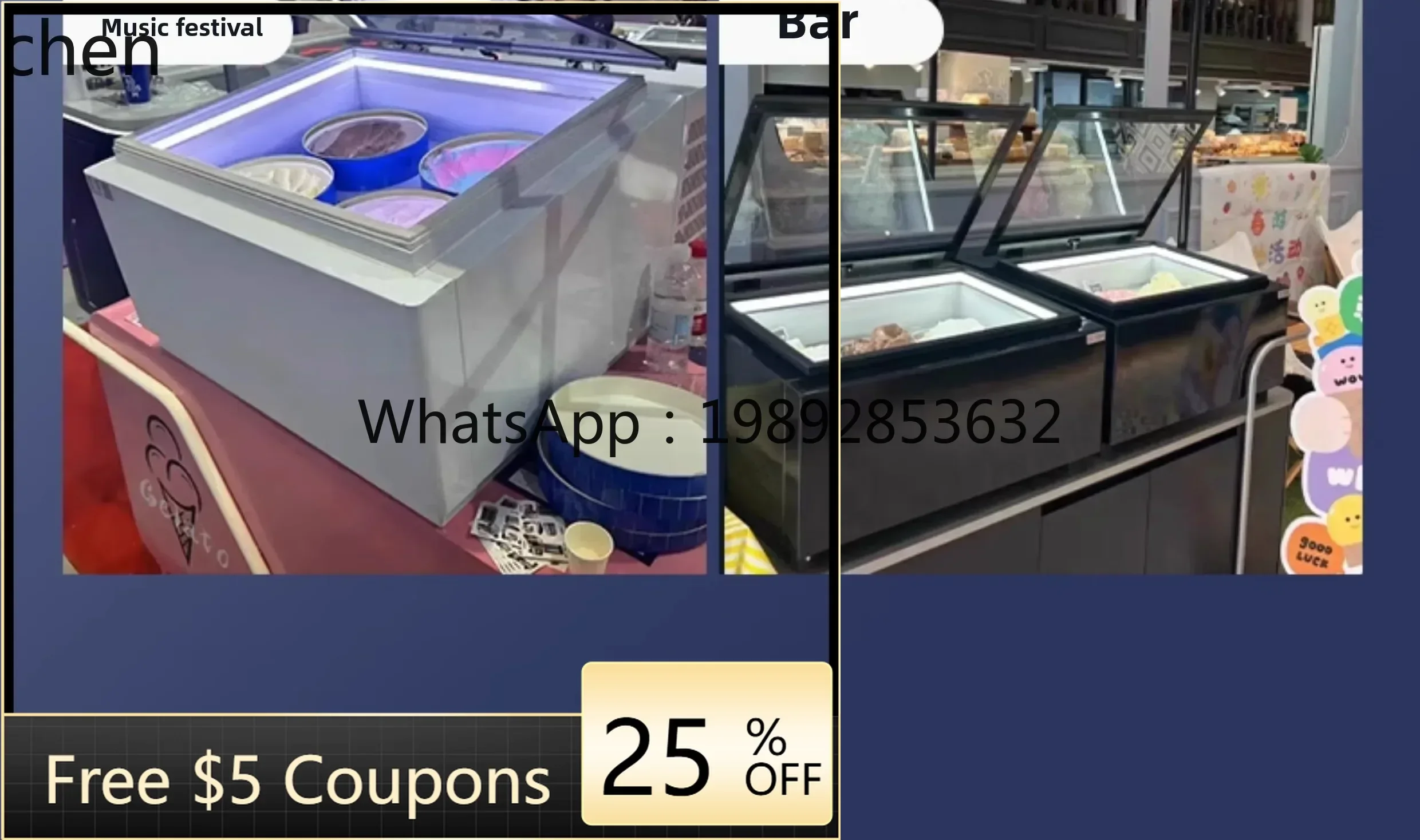 AB ice cream display cinet commercial small freezer stall refrigerator digging ball ice cream cinet
AB ice cream display cinet commercial small freezer stall refrigerator digging ball ice cream cinet