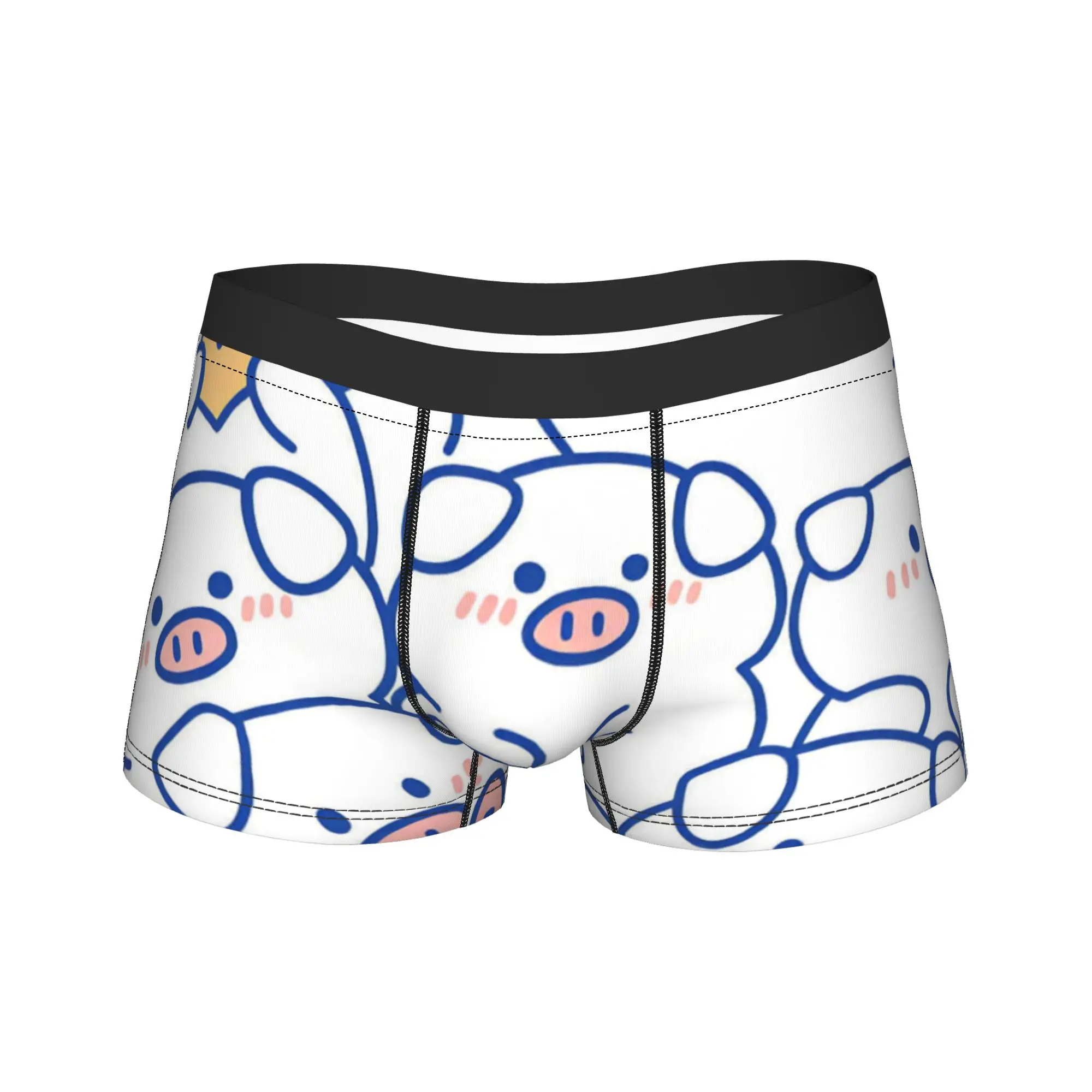 Kawaii Blue Line Pig With Heart Seamless Pattern Underwear Custom Boxer Shorts Trenky Men's Underpants Soft Trend Boxer Brief
Kawaii Blue Line Pig With Heart Seamless Pattern Underwear Custom Boxer Shorts Trenky Men's Underpants Soft Trend Boxer Brief