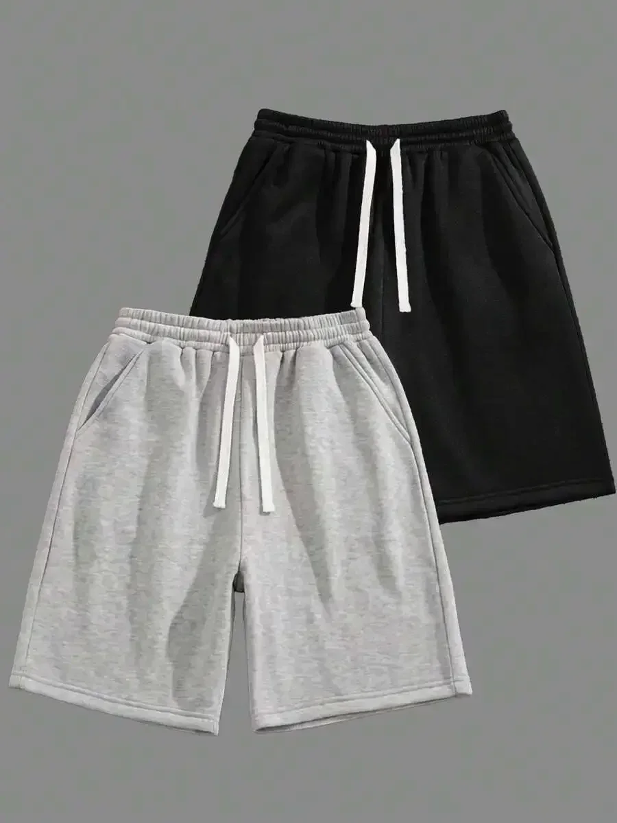2pcs Mens Loose Casual Elastic Waist Drawstring Shorts Breathable Beach Shorts Summer
2pcs Mens Loose Casual Elastic Waist Drawstring Shorts Breathable Beach Shorts Summer