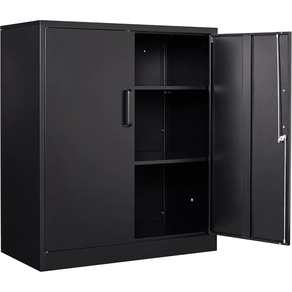 Metal Storage Cabinet Locked Steel Cabinet with 2 Adjustable Shelves, Office Cabinet Locking Tool Cabinets, Kitchen Storage
Metal Storage Cabinet Locked Steel Cabinet with 2 Adjustable Shelves, Office Cabinet Locking Tool Cabinets, Kitchen Storage
