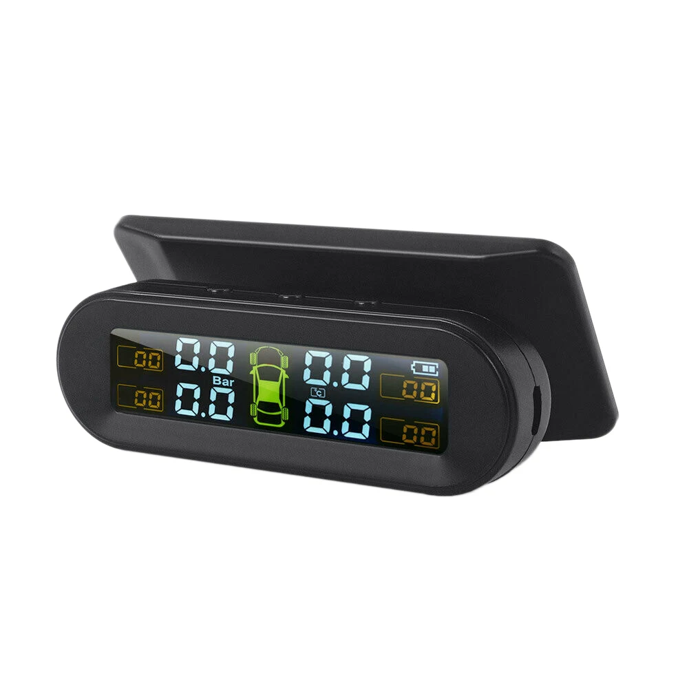 A96E-Solar Wireless USB TPMS Car Tire Pressure Monitor System HD LCD Display 4 External Sensor Tire Pressure Temperature Warning
A96E-Solar Wireless USB TPMS Car Tire Pressure Monitor System HD LCD Display 4 External Sensor Tire Pressure Temperature Warning