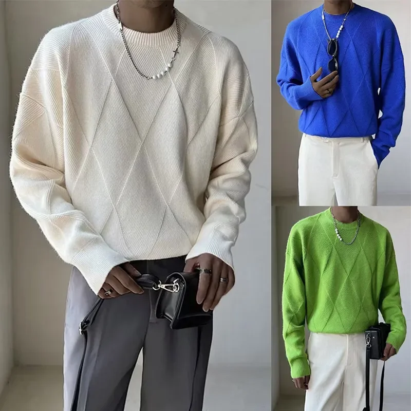 Casual Men Sweater Autumn Streetwear Jumpers For Mens Fashion O Neck Long Sleeve Knit Tops Men's Clothing Vintage Sweaters Shirt
Casual Men Sweater Autumn Streetwear Jumpers For Mens Fashion O Neck Long Sleeve Knit Tops Men's Clothing Vintage Sweaters Shirt