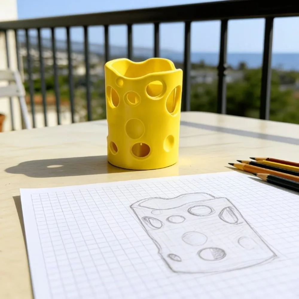 3D Printed Creative Ninja Pen Holder Creative Design Desktop Storage Pen Stand Makeup Brush Storage Pencil Storage Pen Container
3D Printed Creative Ninja Pen Holder Creative Design Desktop Storage Pen Stand Makeup Brush Storage Pencil Storage Pen Container