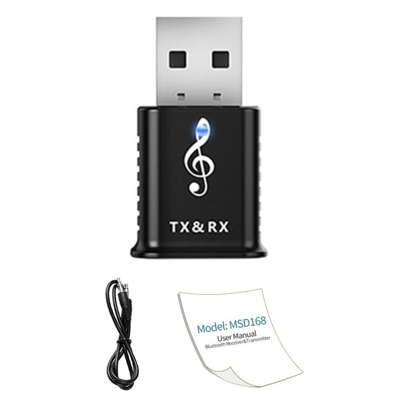 4-in-1 MSD168 Music Receiver Bluetooth5.0-compatible Transmitter RX+TX +Aux3.5 Dropship
4-in-1 MSD168 Music Receiver Bluetooth5.0-compatible Transmitter RX+TX +Aux3.5 Dropship