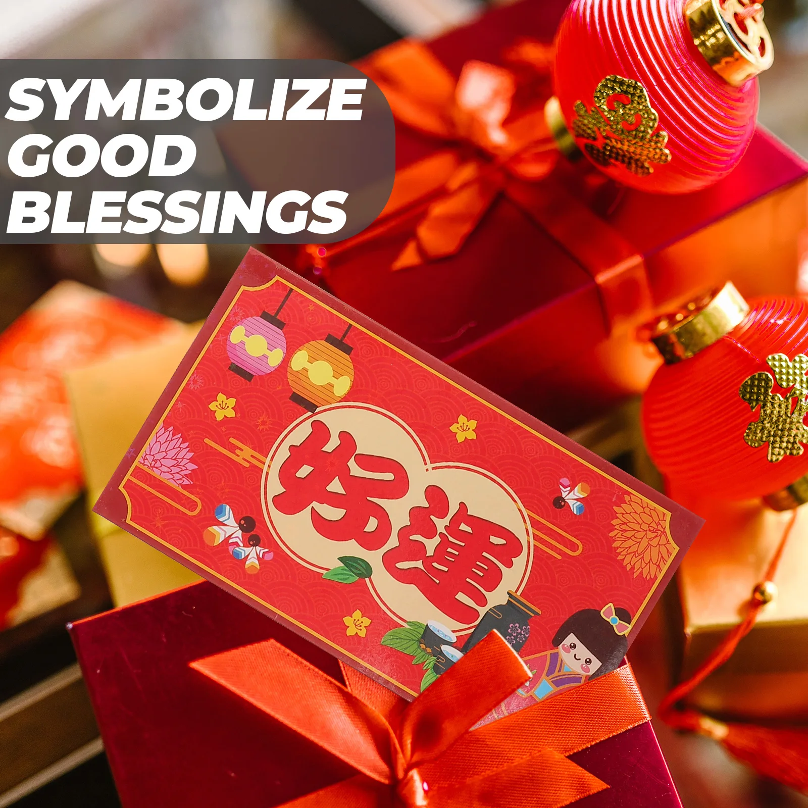 12 Pcs Horizontal Red Envelope Bag Lunar New Year Festival Wallet Chinese Hong Bao Purse
12 Pcs Horizontal Red Envelope Bag Lunar New Year Festival Wallet Chinese Hong Bao Purse