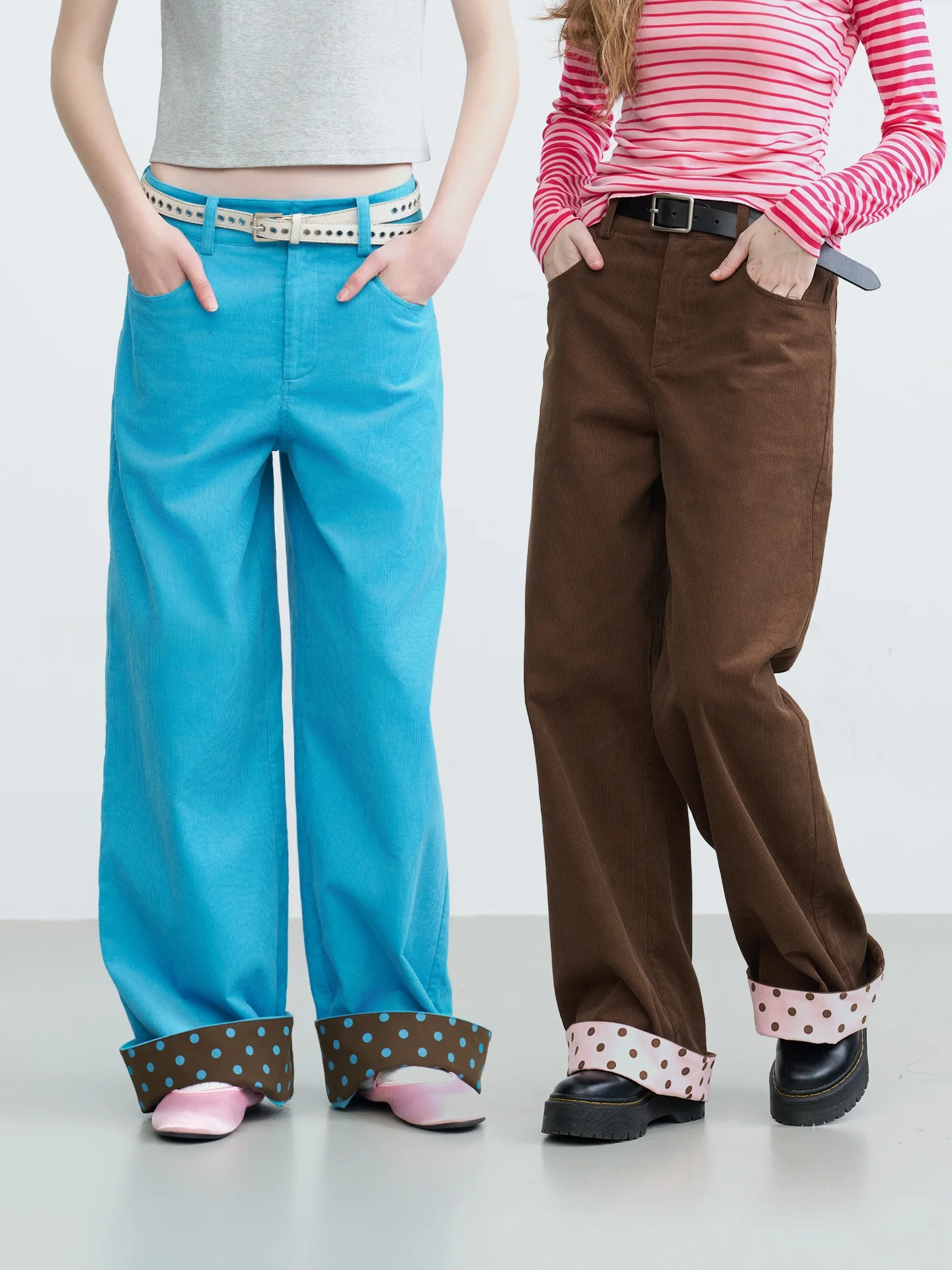 Riverstone plus Polka Dot Patchwork Corduroy Straight Leg Pants Women's Multiple Pockets Casual Slimming Comfortable Long Tro...
Riverstone plus Polka Dot Patchwork Corduroy Straight Leg Pants Women's Multiple Pockets Casual Slimming Comfortable Long Tro...