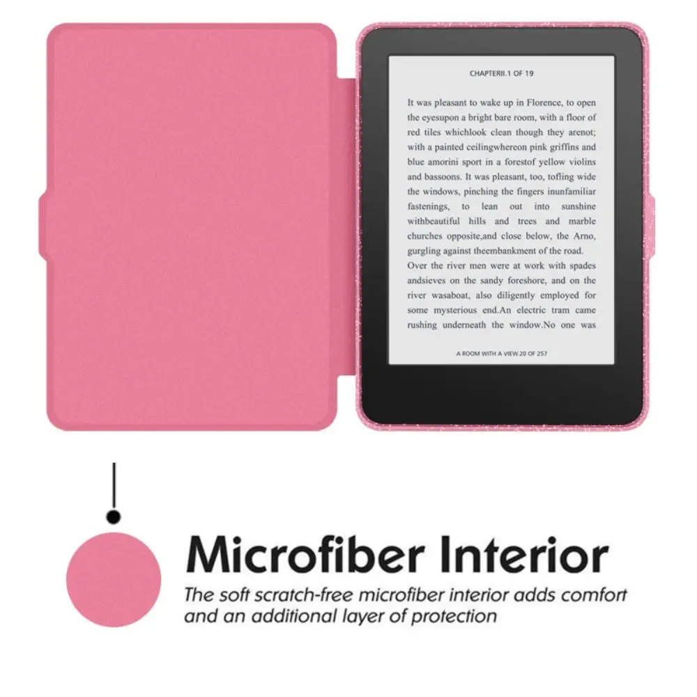 6 inch Protective Case Auto Wake/Sleep Glitter Powder Acrylic Back Cover Clear Shockproof for KOBO Clara Color/2E/BW
6 inch Protective Case Auto Wake/Sleep Glitter Powder Acrylic Back Cover Clear Shockproof for KOBO Clara Color/2E/BW