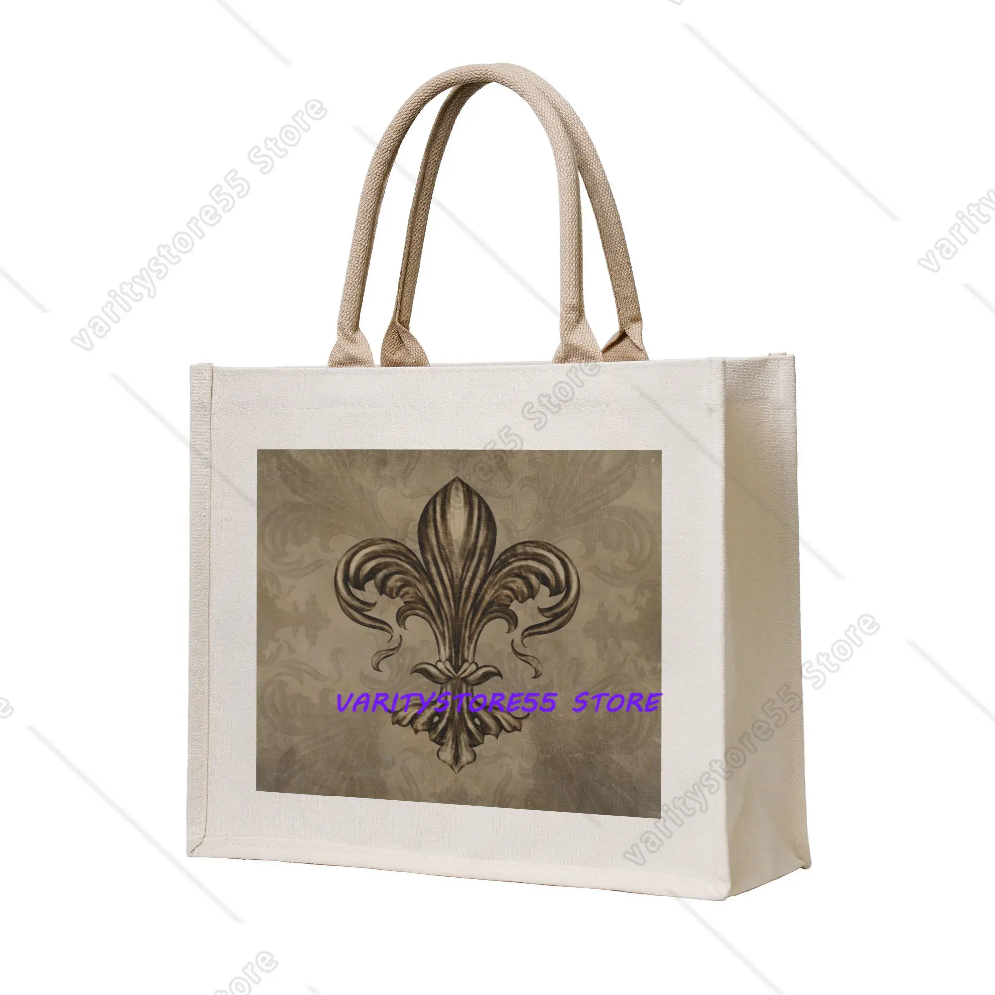 Custom Vintage Fleur De Lis Lily Flower Shopping Bag Women Portable Large Capacity Groceries Fleur-De-Lys Shopper Tote Bags
Custom Vintage Fleur De Lis Lily Flower Shopping Bag Women Portable Large Capacity Groceries Fleur-De-Lys Shopper Tote Bags