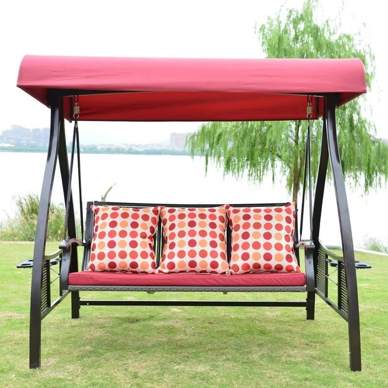 3 Person Metal Patio Swing Chair Adult with Canopy Garden Furniture
3 Person Metal Patio Swing Chair Adult with Canopy Garden Furniture