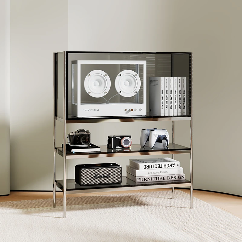 Acrylic storage storage rack Internet celebrity sofa side cabinet Metal floor display rack
Acrylic storage storage rack Internet celebrity sofa side cabinet Metal floor display rack