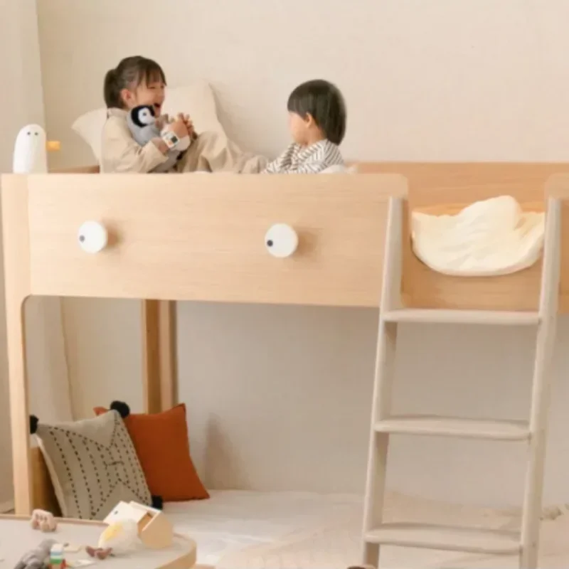Half-height bed, dual-purpose bed with guardrail Single Boys and girls Children's Large eye floor
Half-height bed, dual-purpose bed with guardrail Single Boys and girls Children's Large eye floor