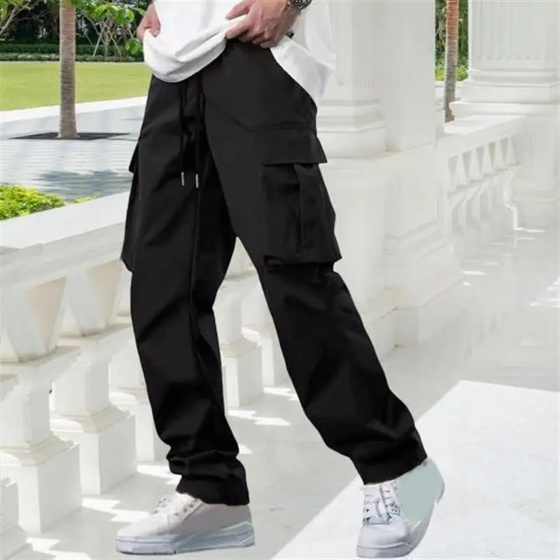 Casual Cargo Pants with Dstring And kets Workwear Sle Loose Fit High Waist Men's Color Utili Trousers
Casual Cargo Pants with Dstring And kets Workwear Sle Loose Fit High Waist Men's Color Utili Trousers