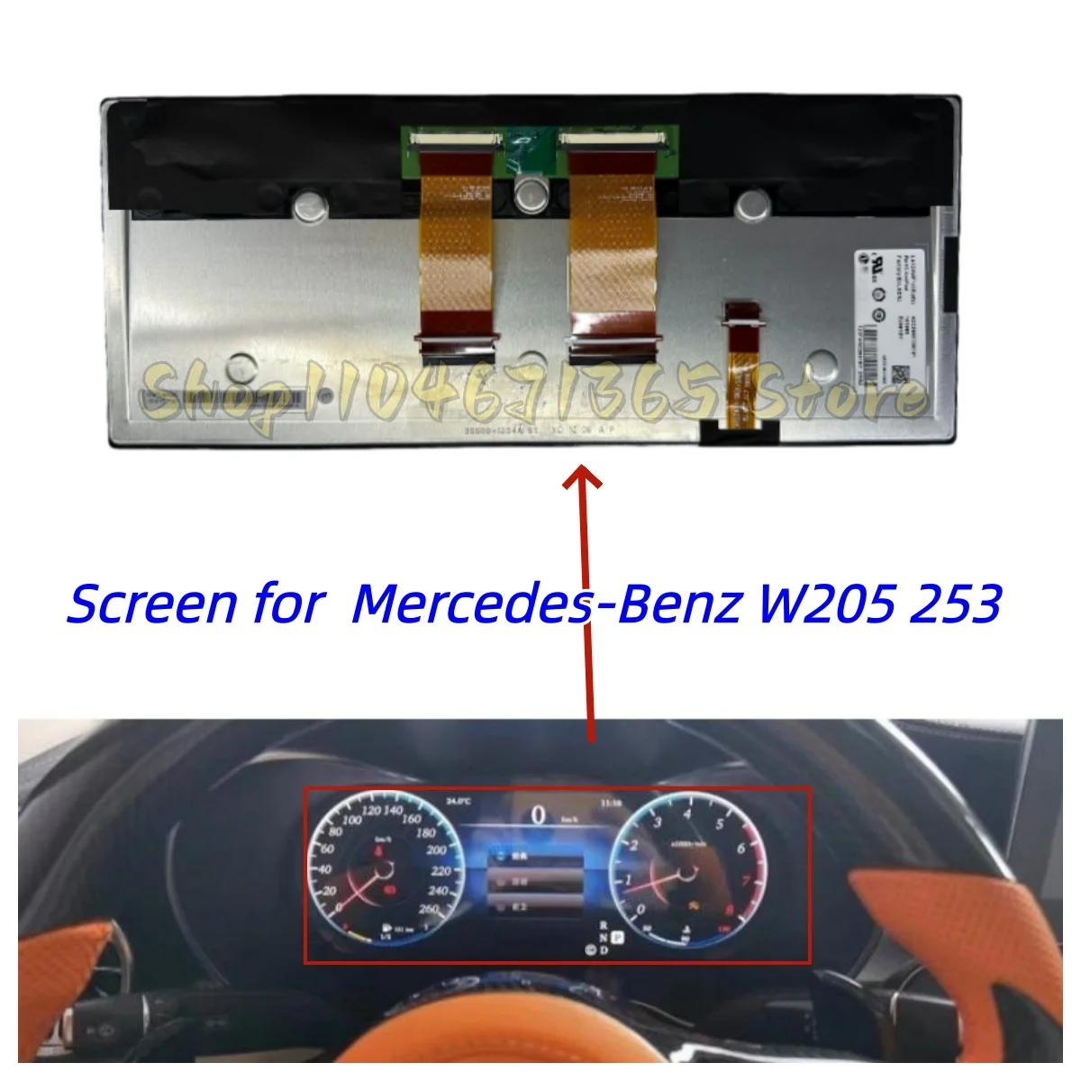 LCD Display Screen for Mercedes-Benz W205 253
LCD Display Screen for Mercedes-Benz W205 253