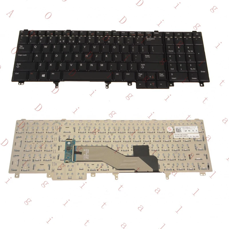 WW X6NG0 FOR DELL Latitude E6530 E5530 Laptop Keyboard Without Backlight
WW X6NG0 FOR DELL Latitude E6530 E5530 Laptop Keyboard Without Backlight