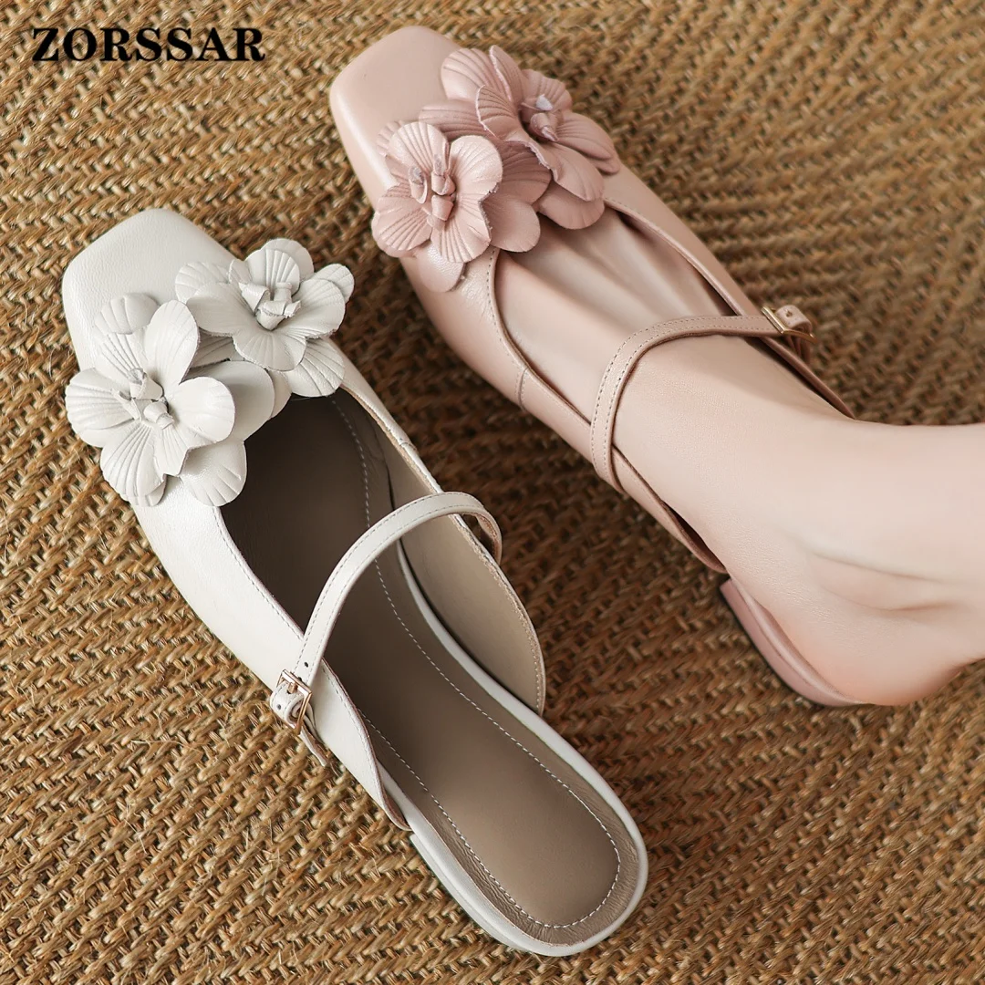 2026 Women's Sheepskin Flower Decoration Slip-on Flats Summer Slides Sandals Elegant Ladies Casual Mules Shoes Plus Size 34-41
2026 Women's Sheepskin Flower Decoration Slip-on Flats Summer Slides Sandals Elegant Ladies Casual Mules Shoes Plus Size 34-41