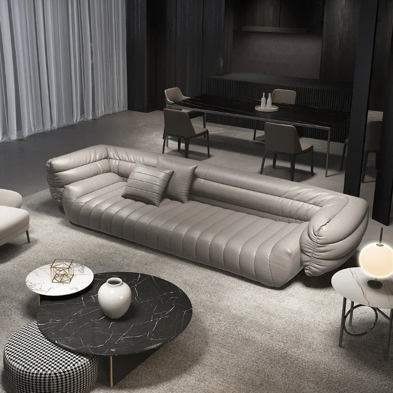 Simple Modern Sofa Top Layer Cowhide Leather American Light Luxury Living Room Minimalist Italian Style
Simple Modern Sofa Top Layer Cowhide Leather American Light Luxury Living Room Minimalist Italian Style