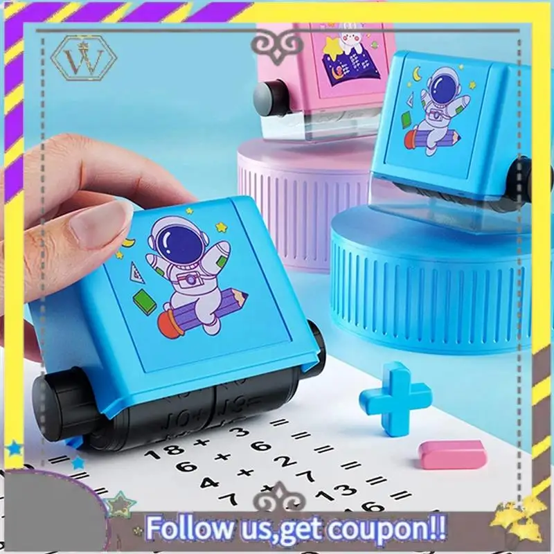 New Math Roller Stamp 4PCS Roller Digital Teaching Stamp(Addition, Subtraction, Multiplication And Division)
New Math Roller Stamp 4PCS Roller Digital Teaching Stamp(Addition, Subtraction, Multiplication And Division)