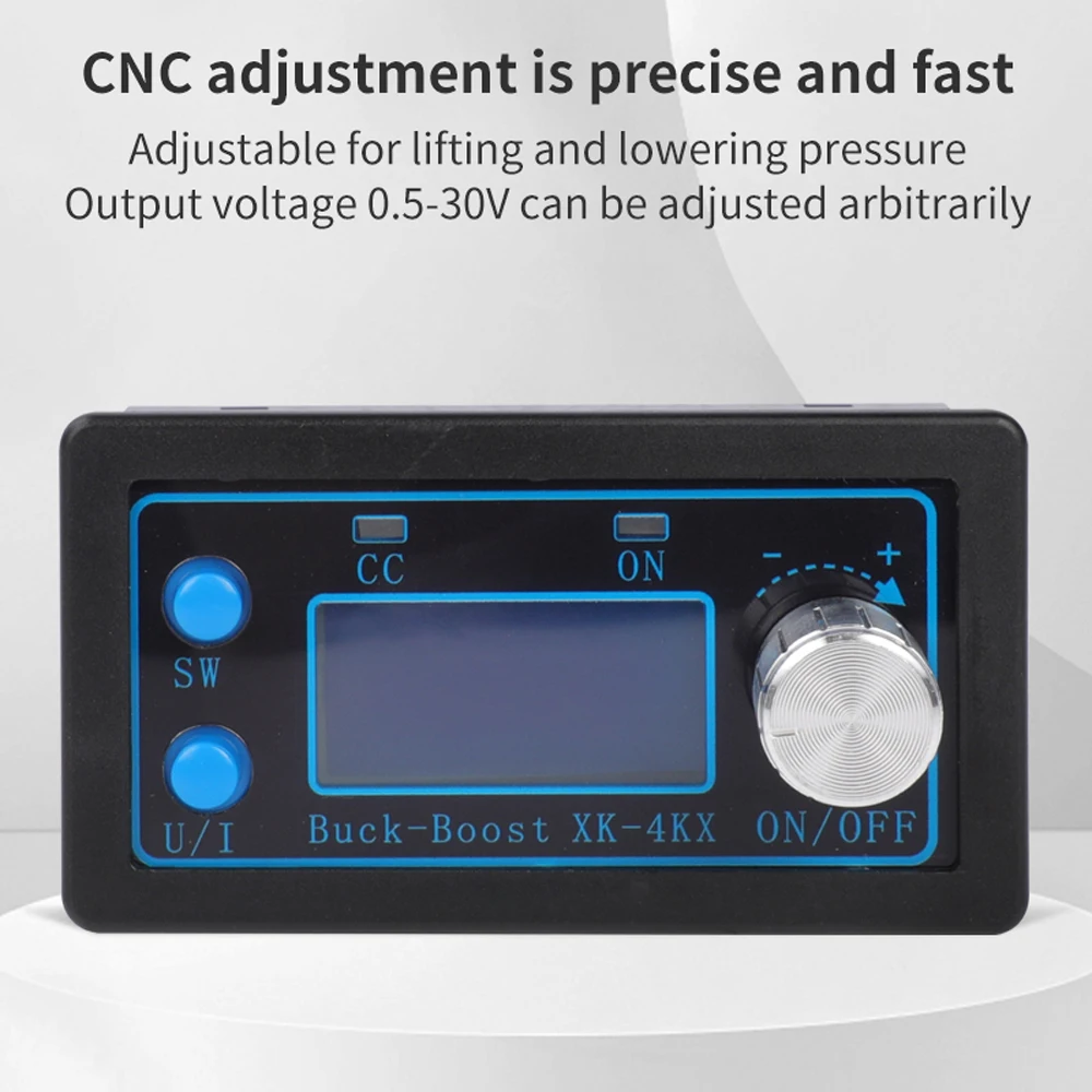CNC DC DC Buck Boost Converter CC CV DC5-30V Input to DC0.5-30V Ouput Power Module Adjustable Regulated Laboratory Power Supply
CNC DC DC Buck Boost Converter CC CV DC5-30V Input to DC0.5-30V Ouput Power Module Adjustable Regulated Laboratory Power Supply