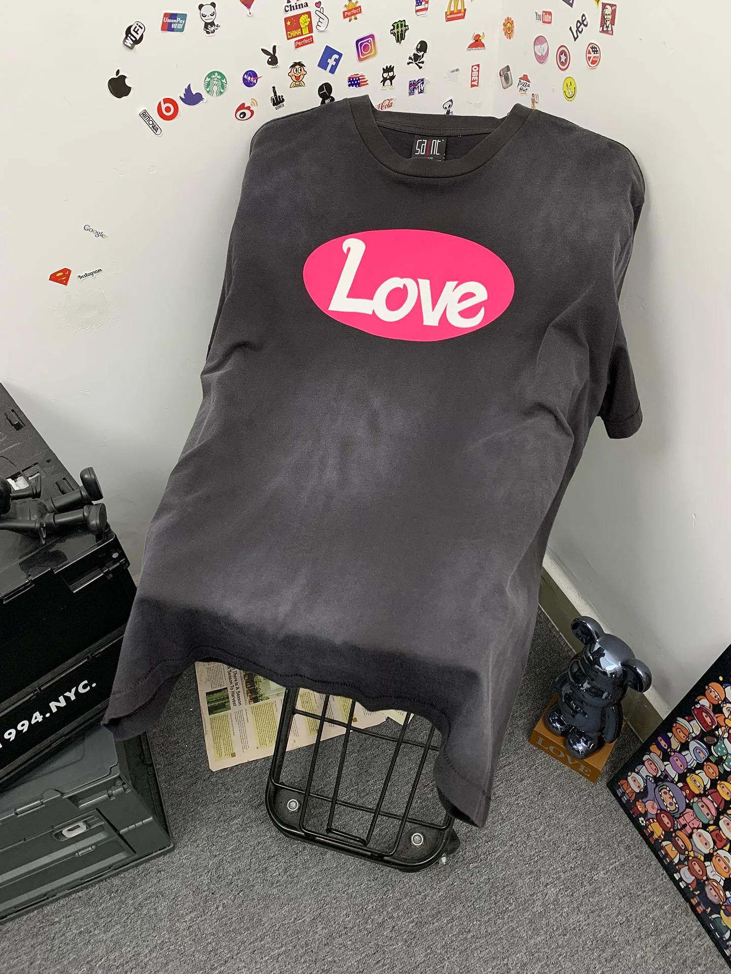Retro Washed Street Love Letter Printed Casual Loose Short Sleeve T-Shirt Men's Cotton Breathable Comfortable Summer Top
Retro Washed Street Love Letter Printed Casual Loose Short Sleeve T-Shirt Men's Cotton Breathable Comfortable Summer Top