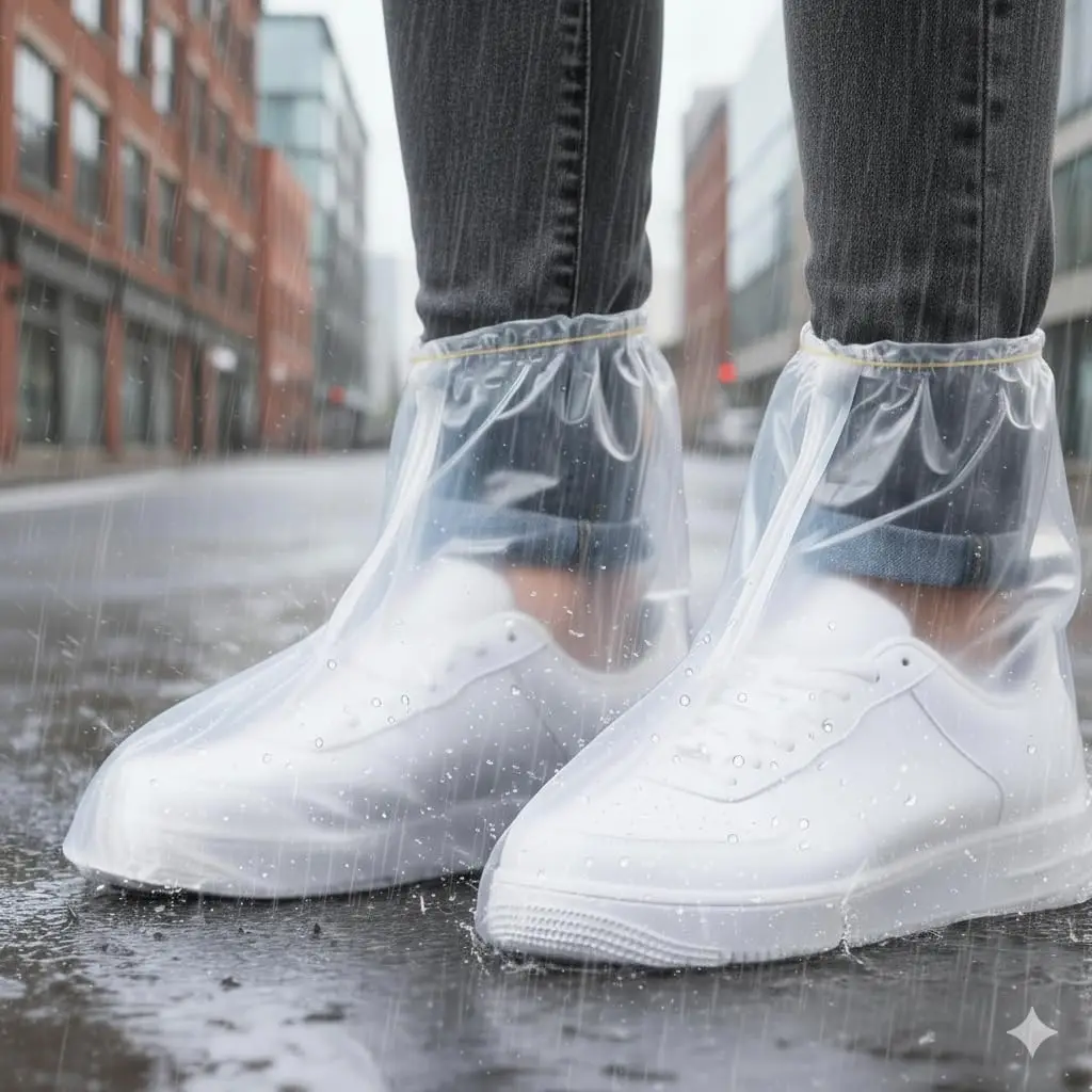 24 Pairs Disposable Shoe Covers, Waterproof Rain Boots Protector, Clear Plastic Overshoes for Men Women
24 Pairs Disposable Shoe Covers, Waterproof Rain Boots Protector, Clear Plastic Overshoes for Men Women