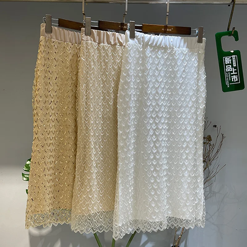 Heavy-Embroidered Slimming Mermaid f Skirt Faionable Ele New Sle Women's High-Waist Midi Skirt
Heavy-Embroidered Slimming Mermaid f Skirt Faionable Ele New Sle Women's High-Waist Midi Skirt