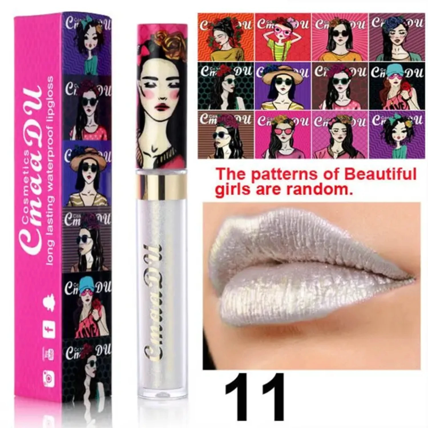 Luminous Finish Magic Color Changing Lipstick Balm, Transformative Color-Change Lip Gloss
Luminous Finish Magic Color Changing Lipstick Balm, Transformative Color-Change Lip Gloss