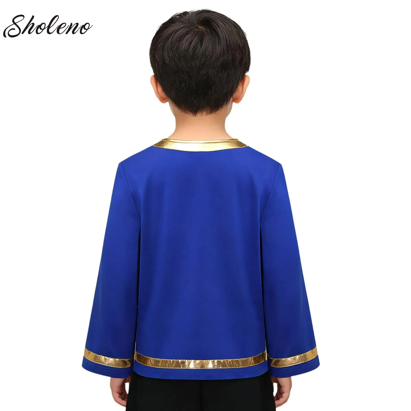 Kids Boys Metallic Style Liturgical Praise Dance Tops Worship Pullover Long Sleeve Worship Praise Dance Top Shirts Dancewear
Kids Boys Metallic Style Liturgical Praise Dance Tops Worship Pullover Long Sleeve Worship Praise Dance Top Shirts Dancewear