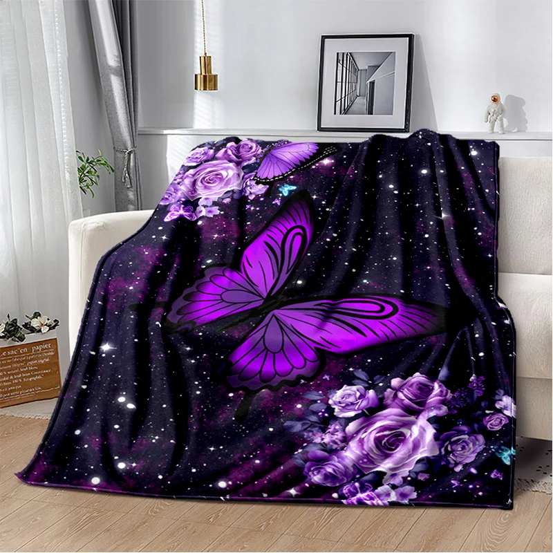 Soft and Cozy Butterfly Floral Print Flannel Blanket - Perfect Birthday or Holiday Gift for Women and Girls!
Soft and Cozy Butterfly Floral Print Flannel Blanket - Perfect Birthday or Holiday Gift for Women and Girls!