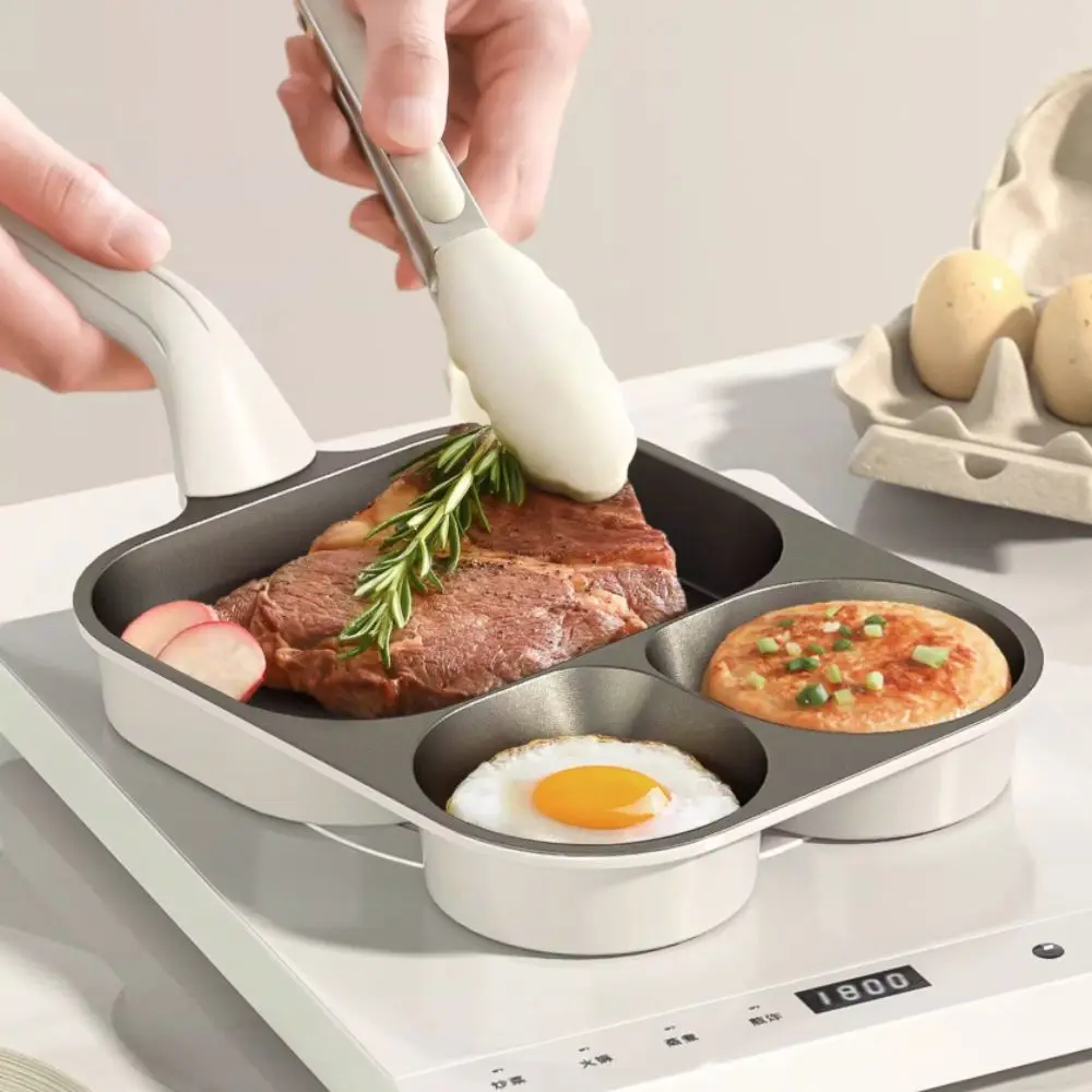 3/4 Grid Titanium Omelette Pan Ergonomic Handle Lightweight Breakfast Frying Pan Abrasion-resistant Nonstick Pancake Pan
3/4 Grid Titanium Omelette Pan Ergonomic Handle Lightweight Breakfast Frying Pan Abrasion-resistant Nonstick Pancake Pan
