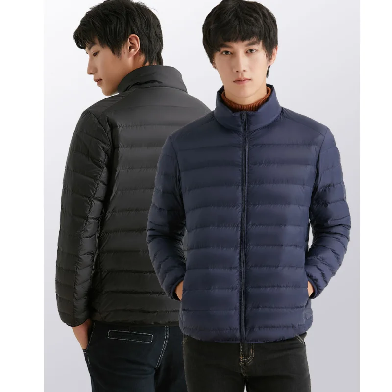 Men's Jacket Filler 90% Duck Down Autumn/Winter Lightweight Waterproof Down Jacket Invisible Zipper Pockets Men Duck Down Coat
Men's Jacket Filler 90% Duck Down Autumn/Winter Lightweight Waterproof Down Jacket Invisible Zipper Pockets Men Duck Down Coat