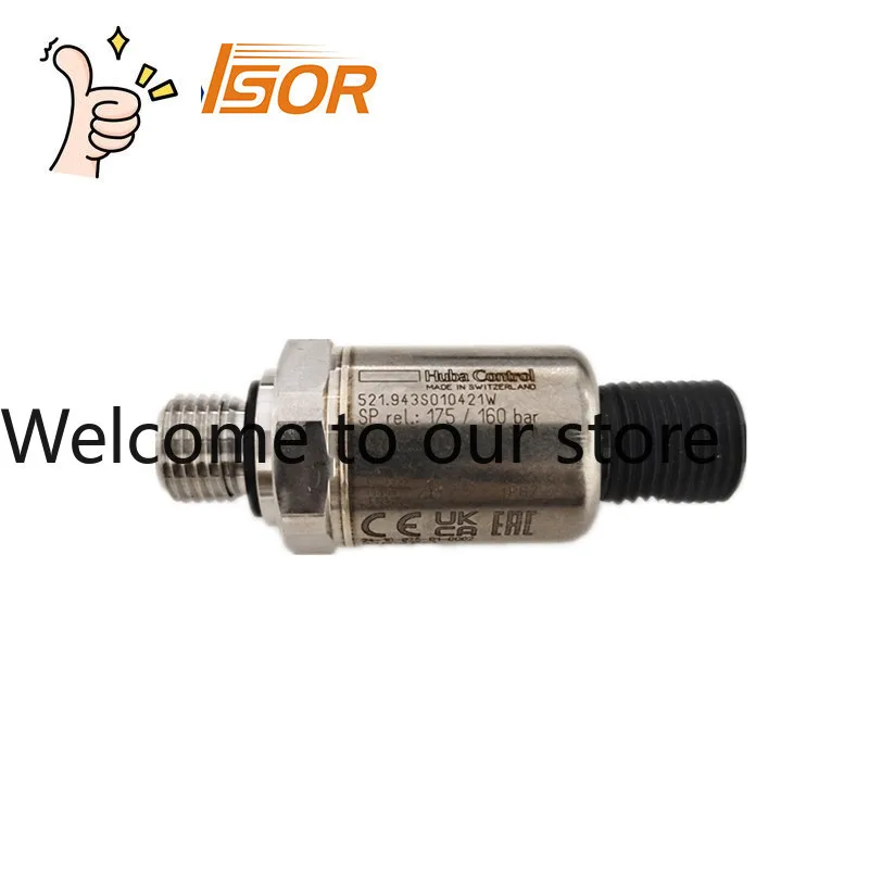 HUBA Electronic Pressure Switch, Range 175/160bar PNP Output, Threaded G1/4 Swift Connector
HUBA Electronic Pressure Switch, Range 175/160bar PNP Output, Threaded G1/4 Swift Connector
