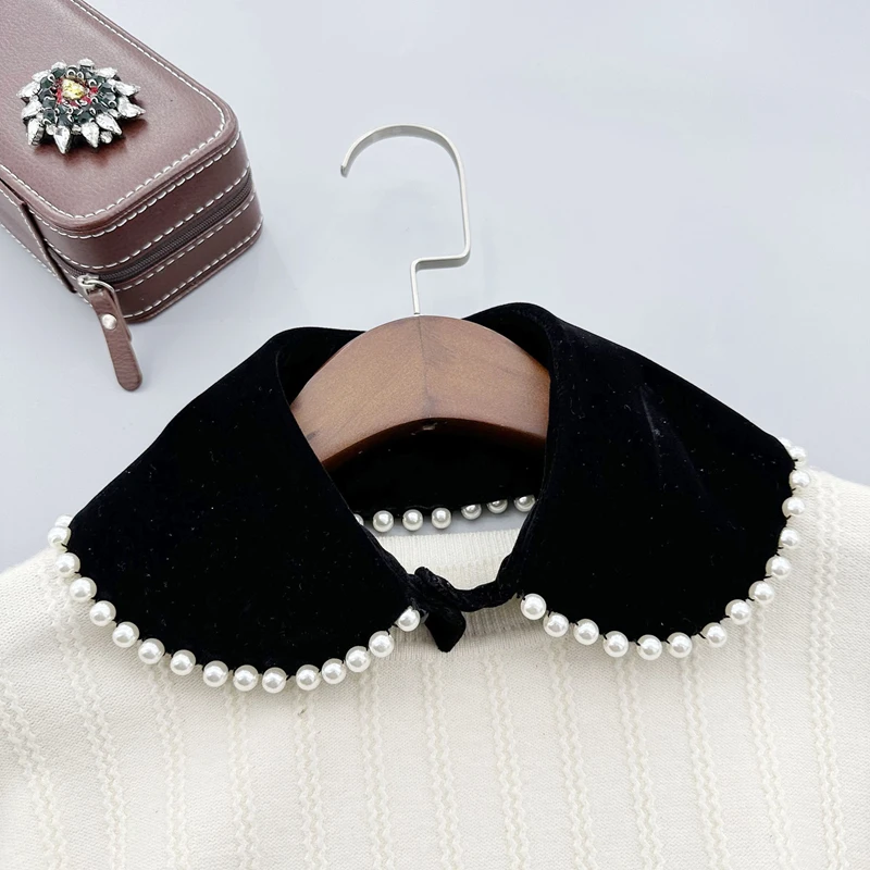 Fashion Pearl Decorative Fake Collar Shirt Sweater Dress Detachable Lapel False Collar For Women Girls Neck Accessory
Fashion Pearl Decorative Fake Collar Shirt Sweater Dress Detachable Lapel False Collar For Women Girls Neck Accessory