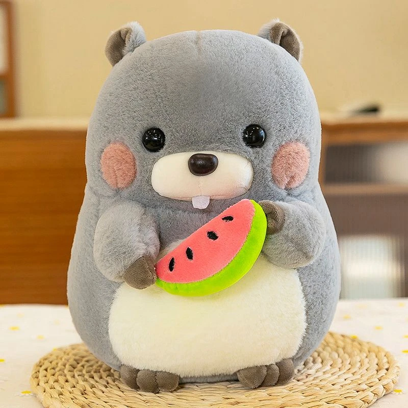 20cm Cute Cartoon Squirrel Plush Toy Fruit-eating Hamster Sitting Marmot Doll as a Festival and Birthday Gift for Children
20cm Cute Cartoon Squirrel Plush Toy Fruit-eating Hamster Sitting Marmot Doll as a Festival and Birthday Gift for Children