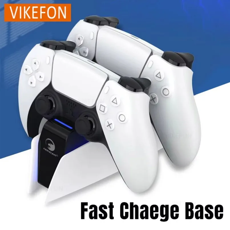 Touch Light Charging Station Dual Game Controller Charger Base for Sony PS5 PlayStation 5 Type C Fast Wireless Charging Station
Touch Light Charging Station Dual Game Controller Charger Base for Sony PS5 PlayStation 5 Type C Fast Wireless Charging Station
