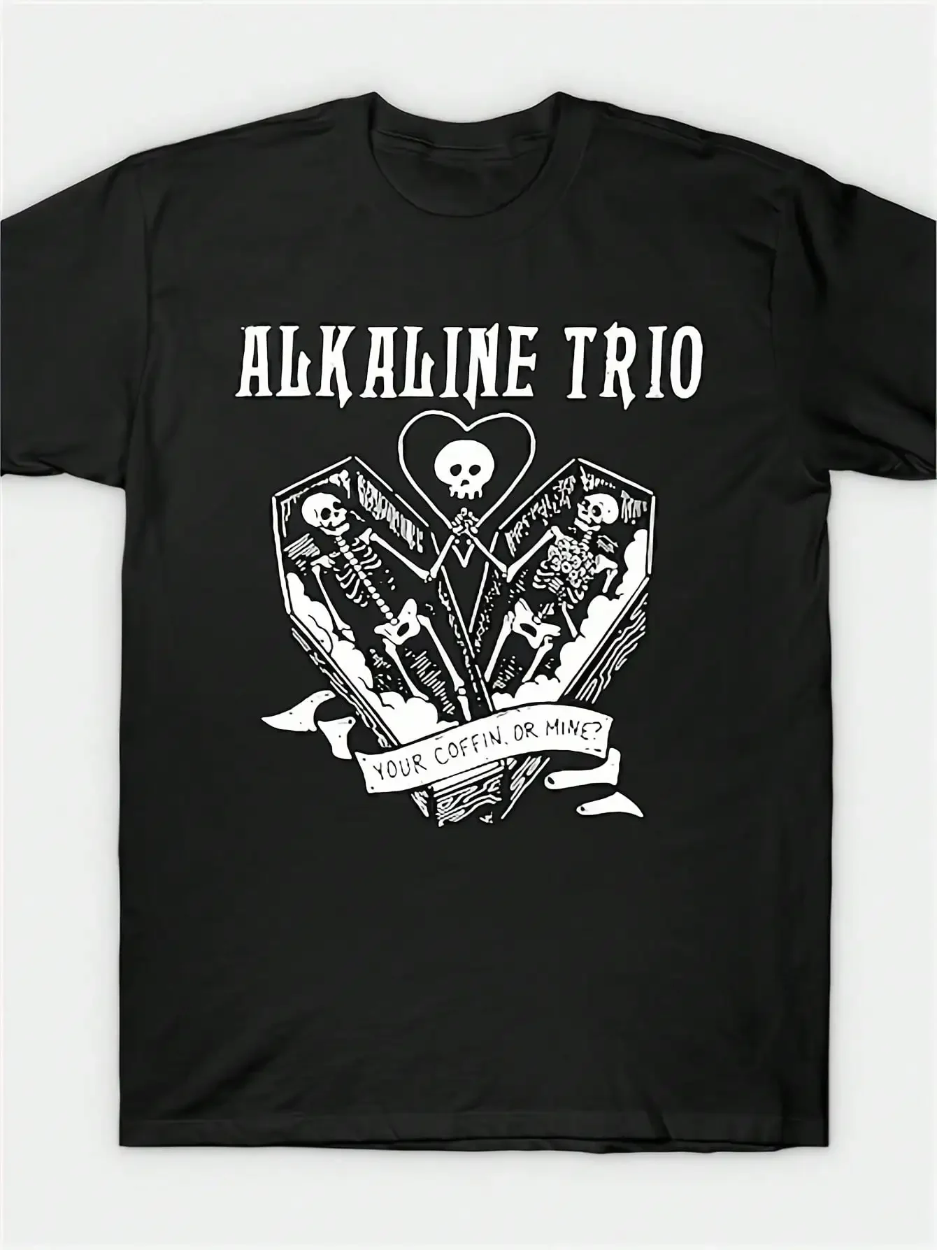 Футболка Alkaline Trio YOUR COFFIN OR MINE с принтом, черная, 220 г, новое поступление, чистый хлопок, подходит для вечеринок по случаю дня рождения, ежедневных поездок на работу
Футболка Alkaline Trio YOUR COFFIN OR MINE с принтом, черная, 220 г, новое поступление, чистый хлопок, подходит для вечеринок по случаю дня рождения, ежедневных поездок на работу