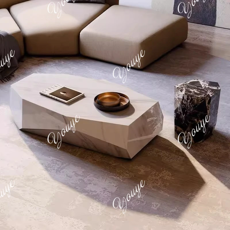 Natural marble hexagonal star diamond coffee table simple modern design coffee table small apartment high-end minimalist
Natural marble hexagonal star diamond coffee table simple modern design coffee table small apartment high-end minimalist