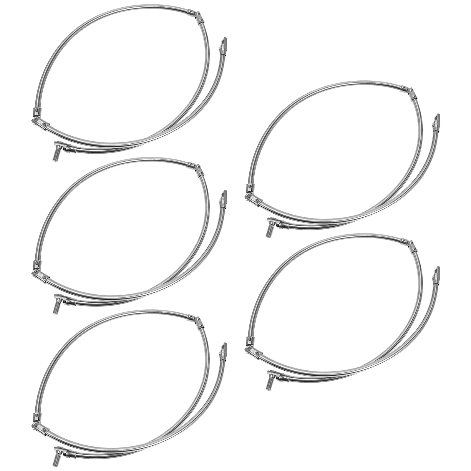 5Pcs Stainless Steel Fishing Net Ring Lightweight Durable Landing Net Circle Practical Fishing Accessories Tackle
5Pcs Stainless Steel Fishing Net Ring Lightweight Durable Landing Net Circle Practical Fishing Accessories Tackle