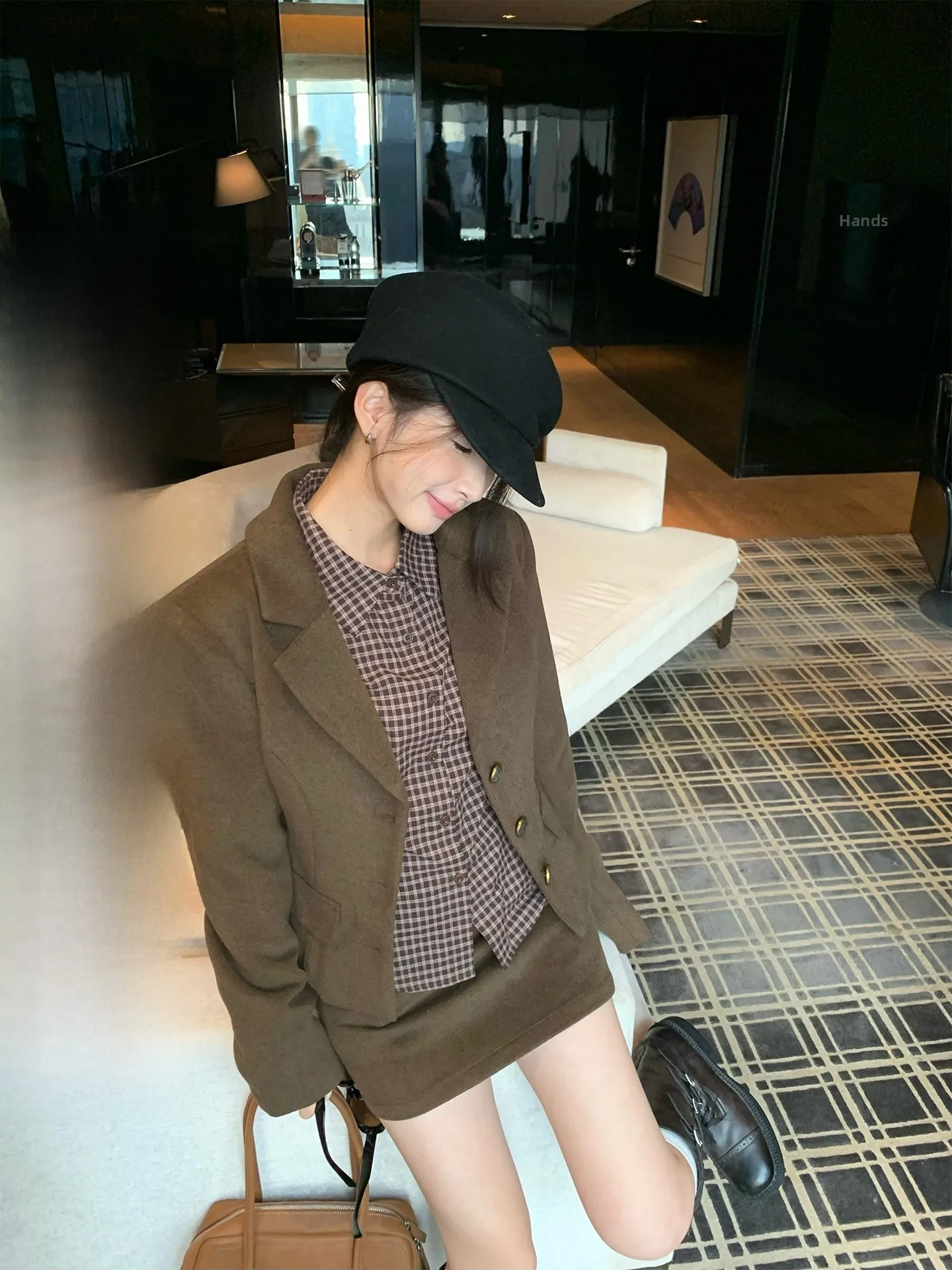 Spring Season Korean Sle Women's Suit Jaet And A-Line Skirt Set High Waist Woolen Coat Casual Faion Ladies' Ensemble
Spring Season Korean Sle Women's Suit Jaet And A-Line Skirt Set High Waist Woolen Coat Casual Faion Ladies' Ensemble