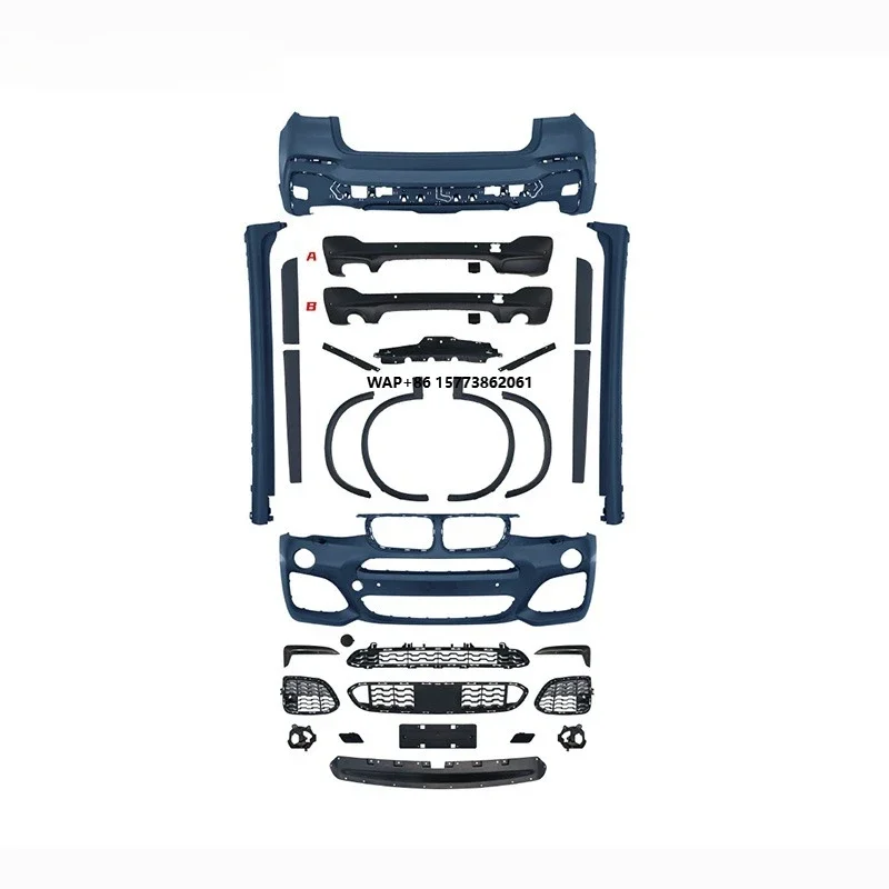 Body Kit Suitable for 14-17 X4 Surrounds F26 with MT Front Bumper and Rear Bumper Side Beam Wheel Arches
Body Kit Suitable for 14-17 X4 Surrounds F26 with MT Front Bumper and Rear Bumper Side Beam Wheel Arches