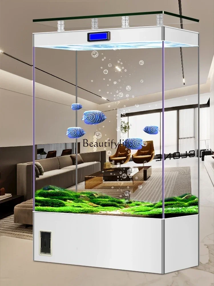 FG26New Living Room Small Floor Ultra-White Glass Partition Screens One-Piece Change-Free Aquarium
FG26New Living Room Small Floor Ultra-White Glass Partition Screens One-Piece Change-Free Aquarium