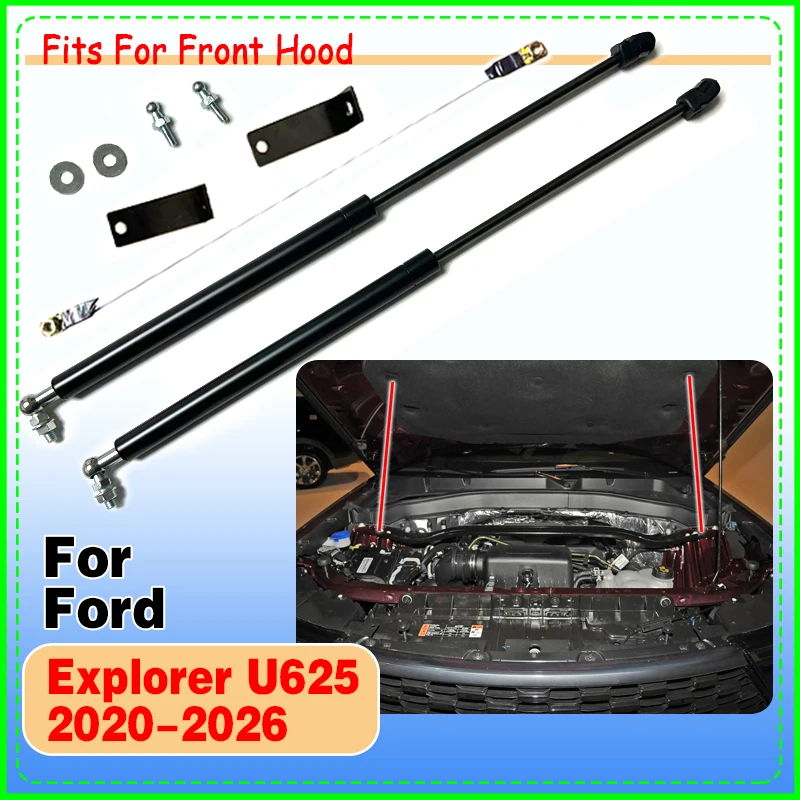 2PCS Gas Struts for Ford Explorer U625 2020-2026 Front Hood Bonnet Modify Lift Support Shock Damper Absorber Prop Rods
2PCS Gas Struts for Ford Explorer U625 2020-2026 Front Hood Bonnet Modify Lift Support Shock Damper Absorber Prop Rods