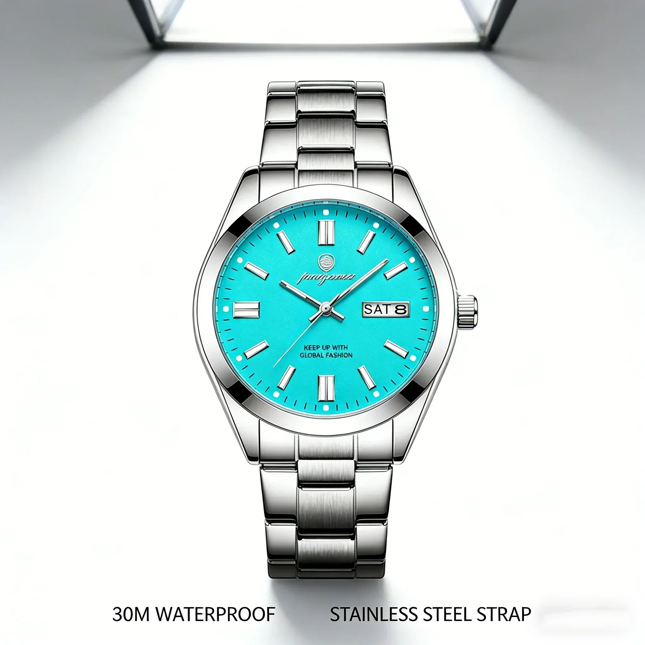 PAAZOMU Man Fashion Wristwatch Business Stainless Steel Band Quartz Men Watch Waterproof Luminous Date Square Men's Watches
PAAZOMU Man Fashion Wristwatch Business Stainless Steel Band Quartz Men Watch Waterproof Luminous Date Square Men's Watches