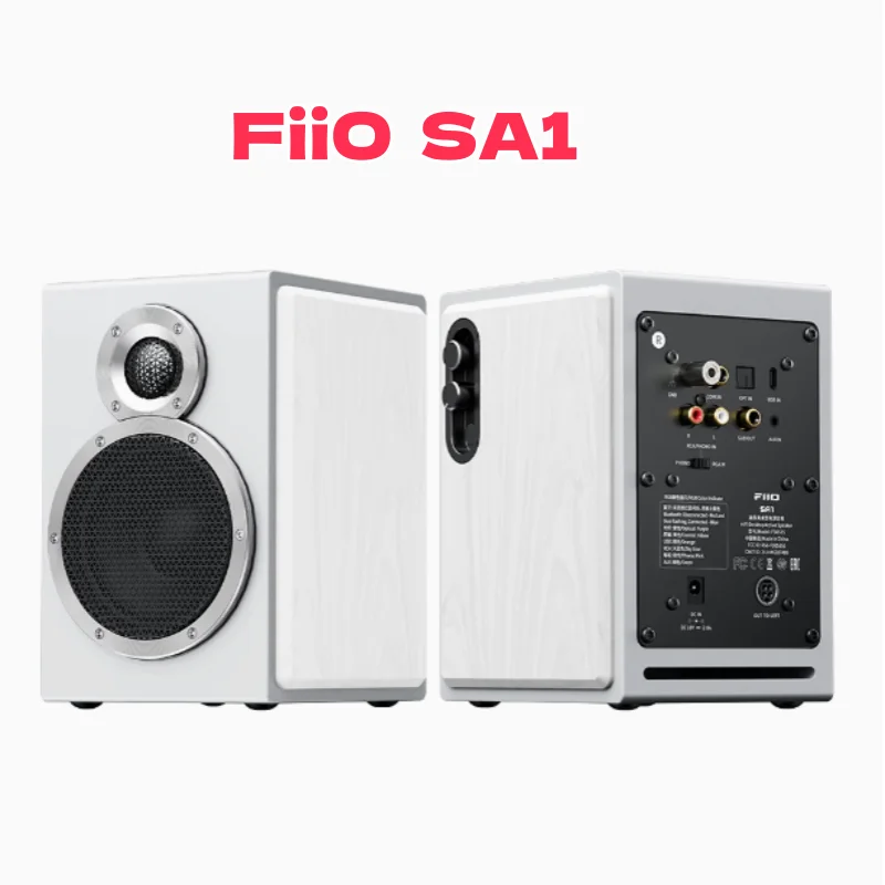 FiiO SA1 High-Fidelity Desktop Speaker. 31-Band PEQ, LDAC Bluetooth,20W2+5W2 Output, Phono Preamp, Wood Fiber Woofer
FiiO SA1 High-Fidelity Desktop Speaker. 31-Band PEQ, LDAC Bluetooth,20W2+5W2 Output, Phono Preamp, Wood Fiber Woofer