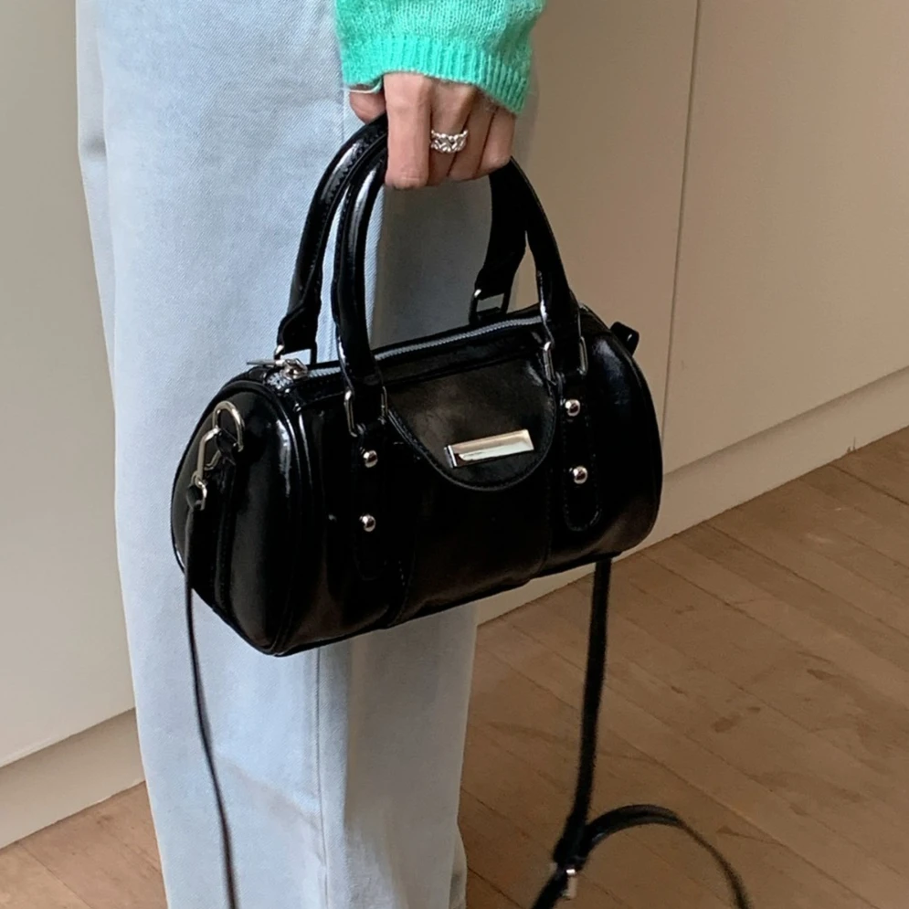 Fashion Mini Handbag For Women Commuter Boston bag Bright PU Leather Pure Color ladies Shoulder Crossbody Bags bolsa totes
Fashion Mini Handbag For Women Commuter Boston bag Bright PU Leather Pure Color ladies Shoulder Crossbody Bags bolsa totes