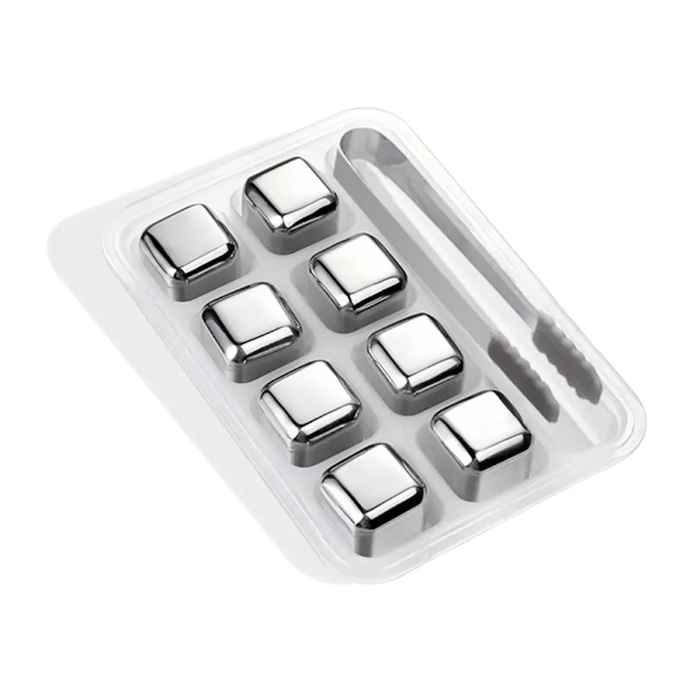 Reusable Stainless Steel Set 304 Material for Whiskey Vodka Cooling Stones Storage Tray Bar Tools Kitchen
Reusable Stainless Steel Set 304 Material for Whiskey Vodka Cooling Stones Storage Tray Bar Tools Kitchen