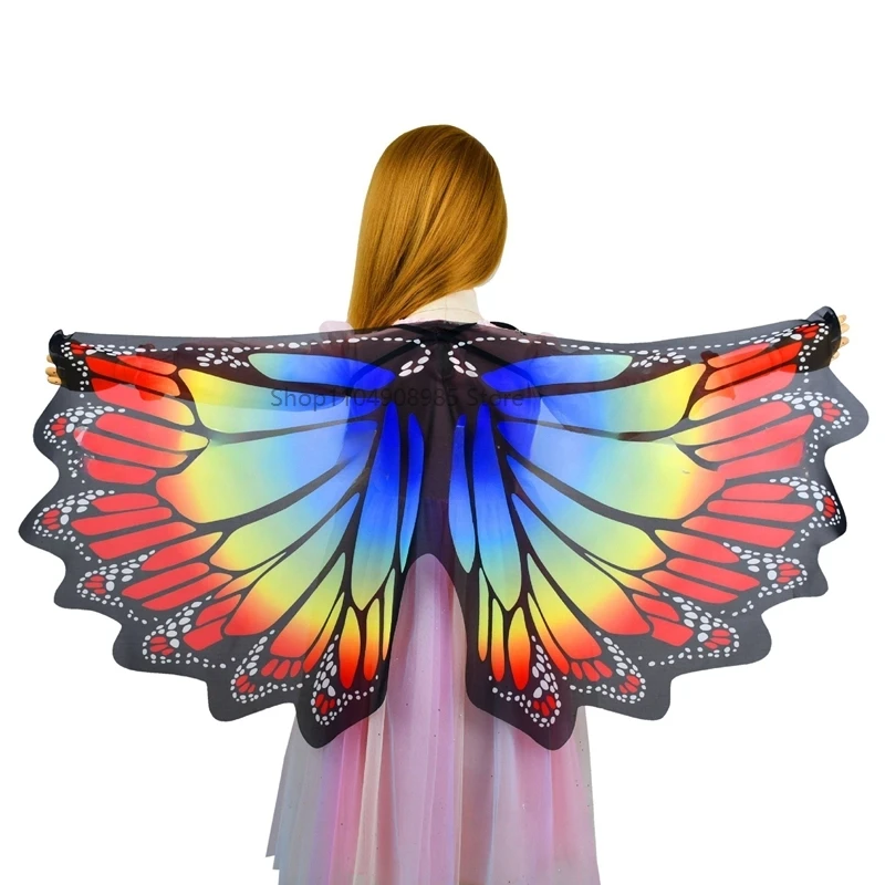 Kids Butterfly Wings Cape Girls Fairy Dress Up Wing Shawl Rainbow Halloween Costume Children Party Favors Accessories Clothing
Kids Butterfly Wings Cape Girls Fairy Dress Up Wing Shawl Rainbow Halloween Costume Children Party Favors Accessories Clothing