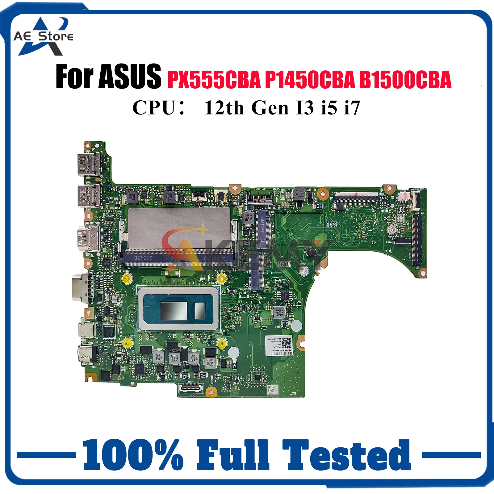 B1500CBA Материнская плата для ноутбука ASUS ExpertBook P1450CBA B1500CB B1500CCBA PX555CBA Материнская плата для ноутбука с 12-го поколения I3 i5 i7
B1500CBA Материнская плата для ноутбука ASUS ExpertBook P1450CBA B1500CB B1500CCBA PX555CBA Материнская плата для ноутбука с 12-го поколения I3 i5 i7
