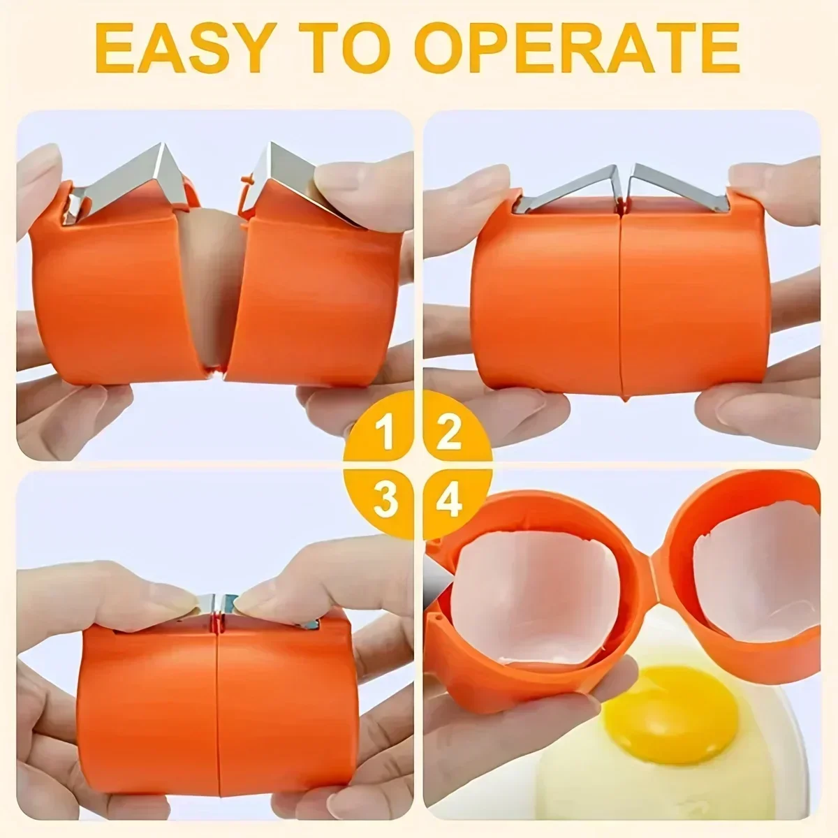1/3pcs-New Egg Shell Opener Press Egg Shell Separator Portable Egg Opener Kitchen Handheld Egg Shell Crusher Household
1/3pcs-New Egg Shell Opener Press Egg Shell Separator Portable Egg Opener Kitchen Handheld Egg Shell Crusher Household